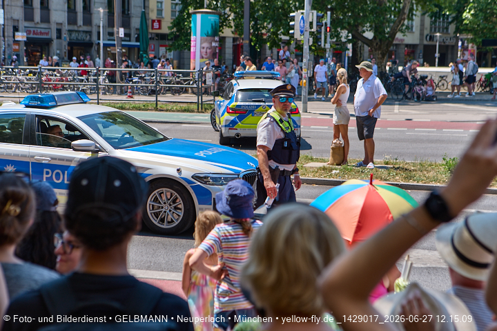 27.06.2026 - München feiert Christopher Street Day 2026 bei extremer Hitze