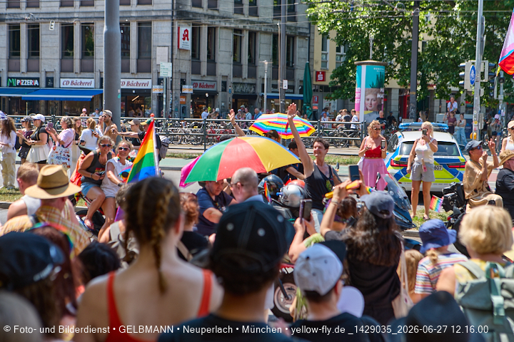27.06.2026 - München feiert Christopher Street Day 2026 bei extremer Hitze