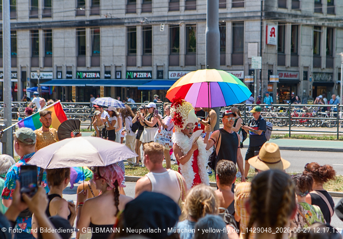 27.06.2026 - München feiert Christopher Street Day 2026 bei extremer Hitze