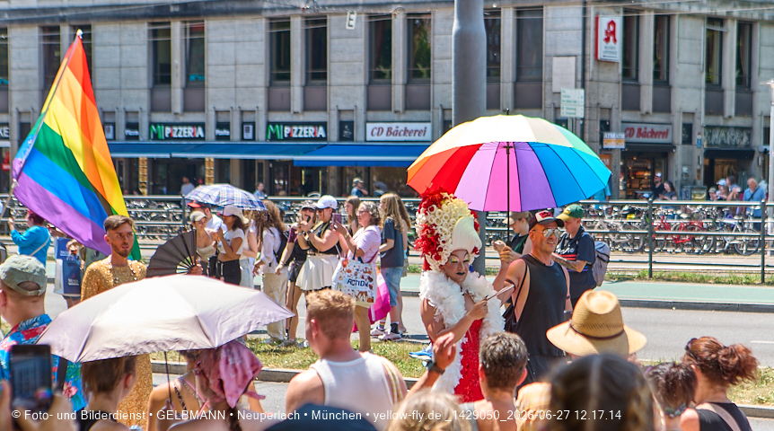 27.06.2026 - München feiert Christopher Street Day 2026 bei extremer Hitze