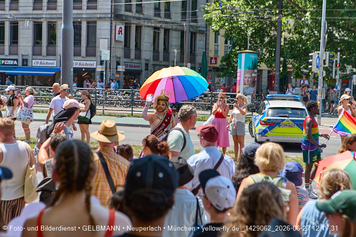 27.06.2026 - München feiert Christopher Street Day 2026 bei extremer Hitze