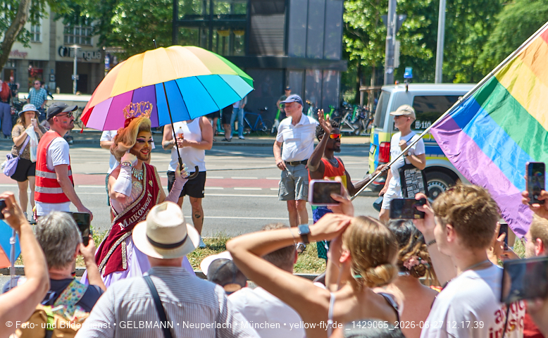 27.06.2026 - München feiert Christopher Street Day 2026 bei extremer Hitze