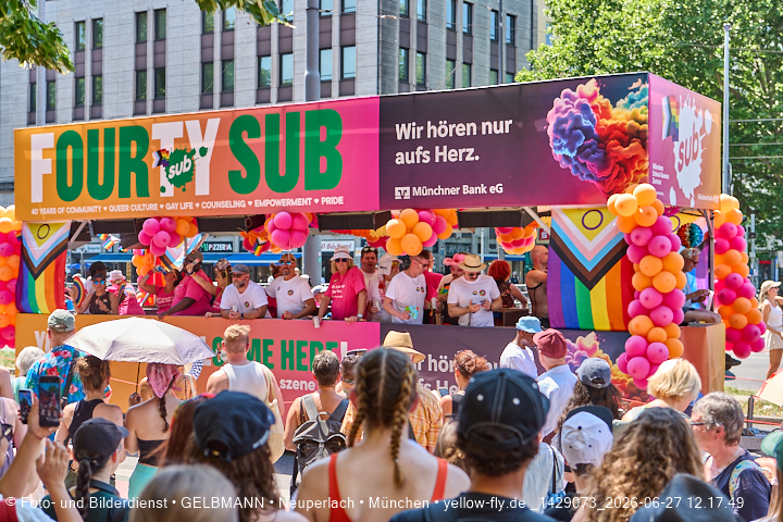 27.06.2026 - München feiert Christopher Street Day 2026 bei extremer Hitze