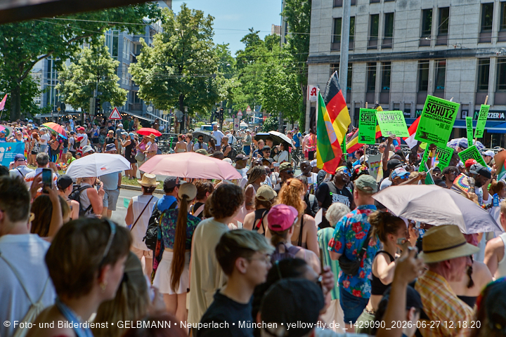 27.06.2026 - München feiert Christopher Street Day 2026 bei extremer Hitze