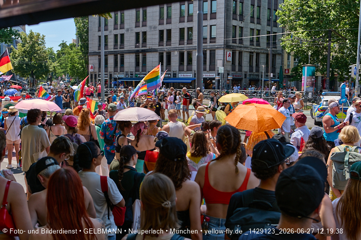 27.06.2026 - München feiert Christopher Street Day 2026 bei extremer Hitze