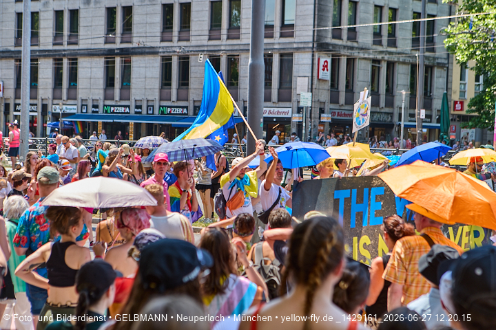 27.06.2026 - München feiert Christopher Street Day 2026 bei extremer Hitze