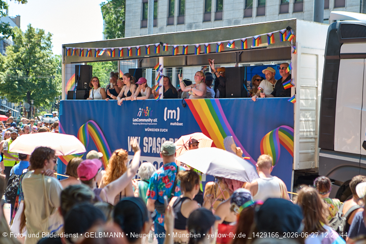 27.06.2026 - München feiert Christopher Street Day 2026 bei extremer Hitze