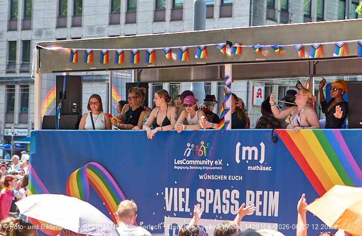 27.06.2026 - München feiert Christopher Street Day 2026 bei extremer Hitze