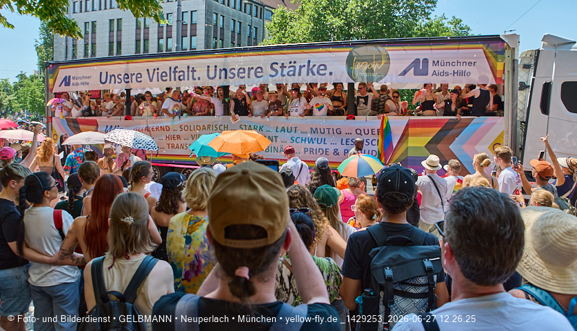 27.06.2026 - München feiert Christopher Street Day 2026 bei extremer Hitze