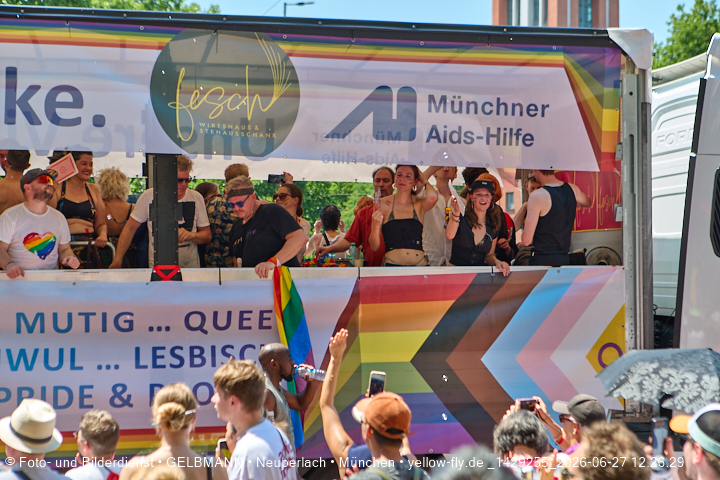 27.06.2026 - München feiert Christopher Street Day 2026 bei extremer Hitze