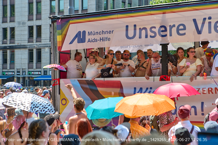27.06.2026 - München feiert Christopher Street Day 2026 bei extremer Hitze