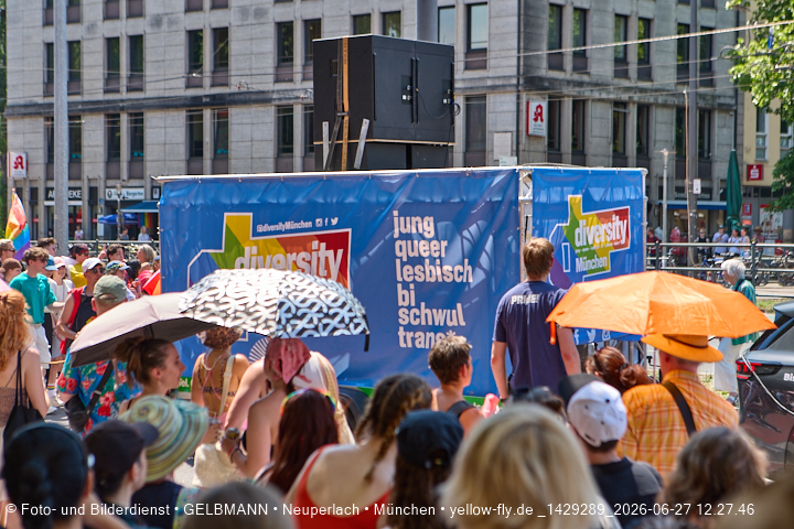 27.06.2026 - München feiert Christopher Street Day 2026 bei extremer Hitze