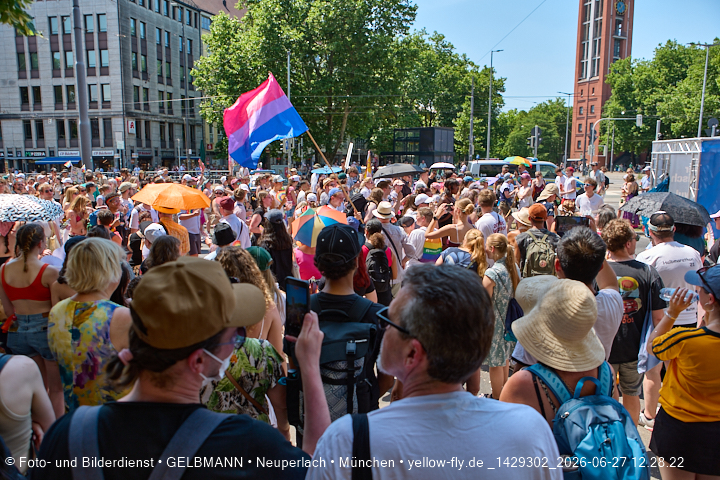 27.06.2026 - München feiert Christopher Street Day 2026 bei extremer Hitze