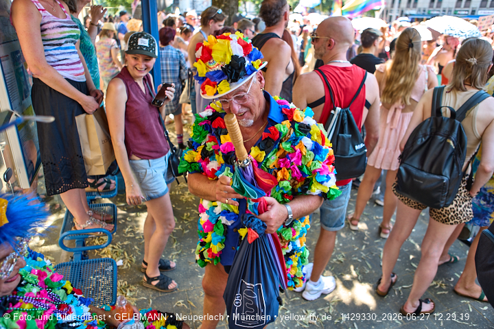 27.06.2026 - München feiert Christopher Street Day 2026 bei extremer Hitze