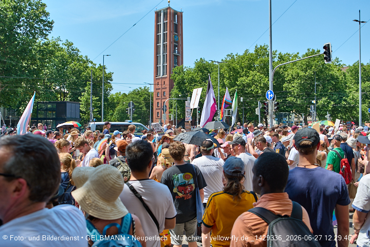 27.06.2026 - München feiert Christopher Street Day 2026 bei extremer Hitze