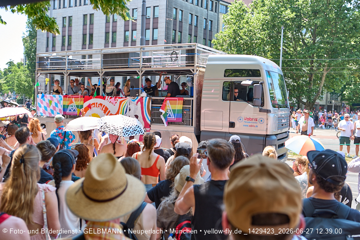 27.06.2026 - München feiert Christopher Street Day 2026 bei extremer Hitze