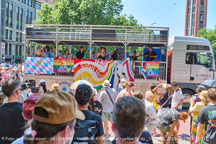 27.06.2026 - München feiert Christopher Street Day 2026 bei extremer Hitze