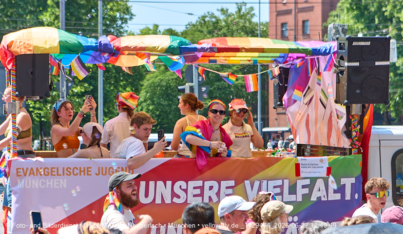 27.06.2026 - München feiert Christopher Street Day 2026 bei extremer Hitze