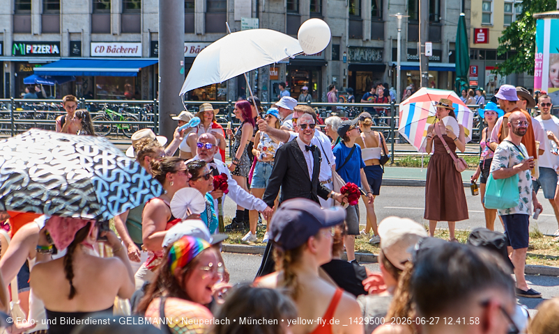 27.06.2026 - München feiert Christopher Street Day 2026 bei extremer Hitze