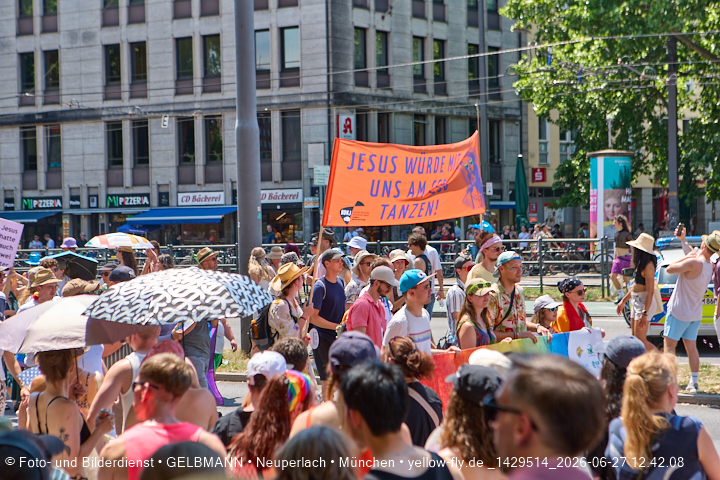 27.06.2026 - München feiert Christopher Street Day 2026 bei extremer Hitze