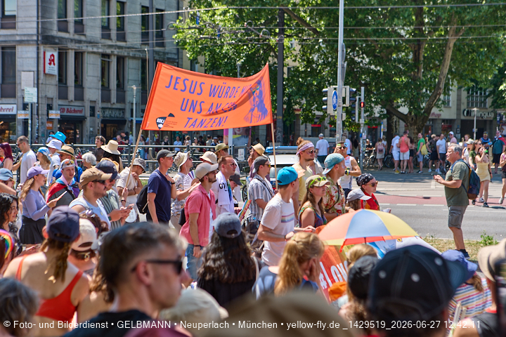 27.06.2026 - München feiert Christopher Street Day 2026 bei extremer Hitze