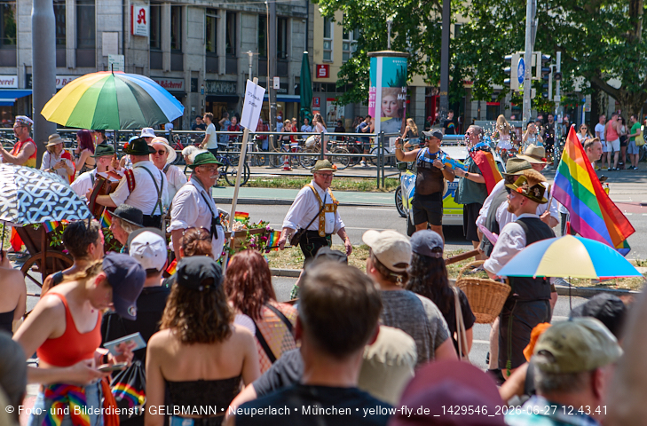 27.06.2026 - München feiert Christopher Street Day 2026 bei extremer Hitze