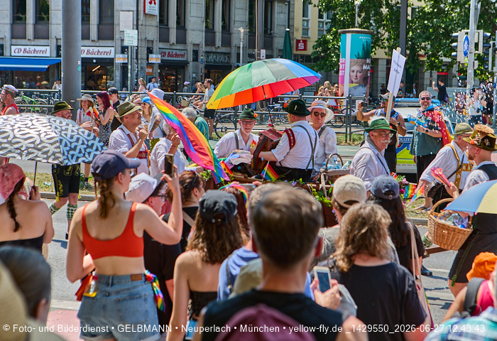 27.06.2026 - München feiert Christopher Street Day 2026 bei extremer Hitze