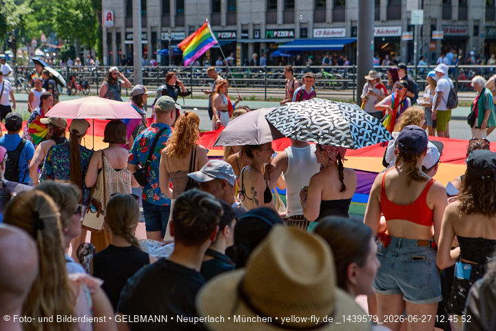 27.06.2026 - München feiert Christopher Street Day 2026 bei extremer Hitze