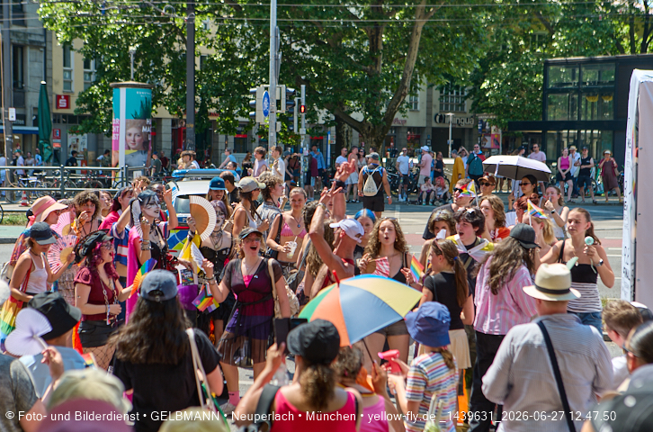 27.06.2026 - München feiert Christopher Street Day 2026 bei extremer Hitze
