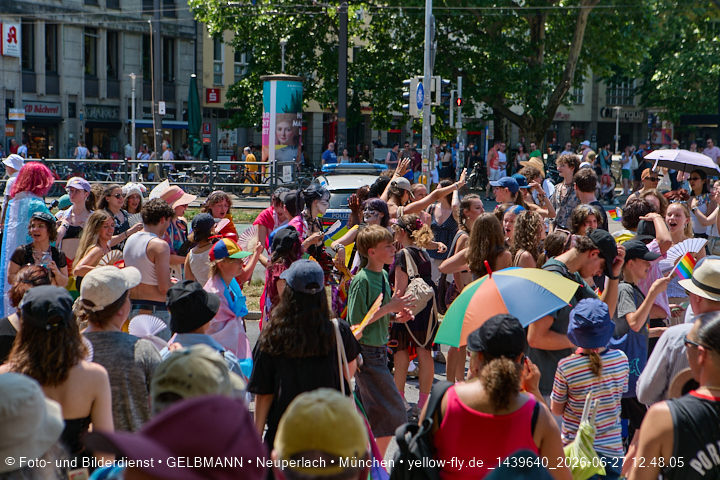 27.06.2026 - München feiert Christopher Street Day 2026 bei extremer Hitze