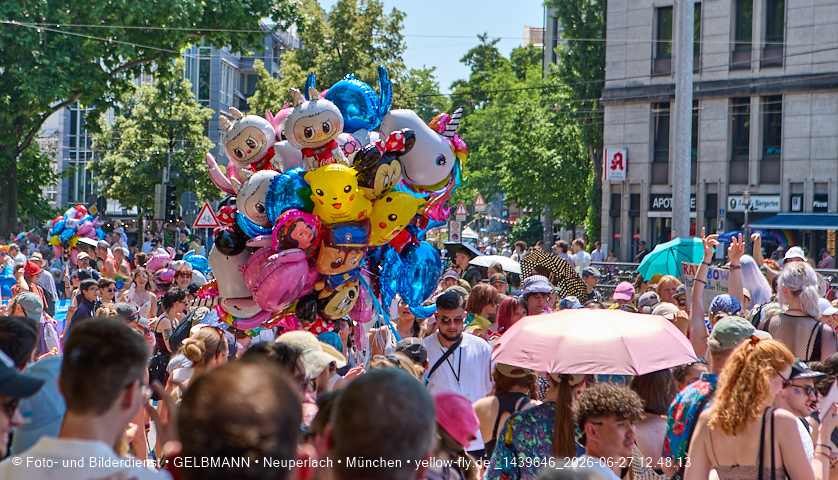 27.06.2026 - München feiert Christopher Street Day 2026 bei extremer Hitze