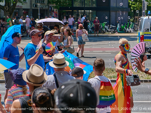 27.06.2026 - München feiert Christopher Street Day 2026 bei extremer Hitze