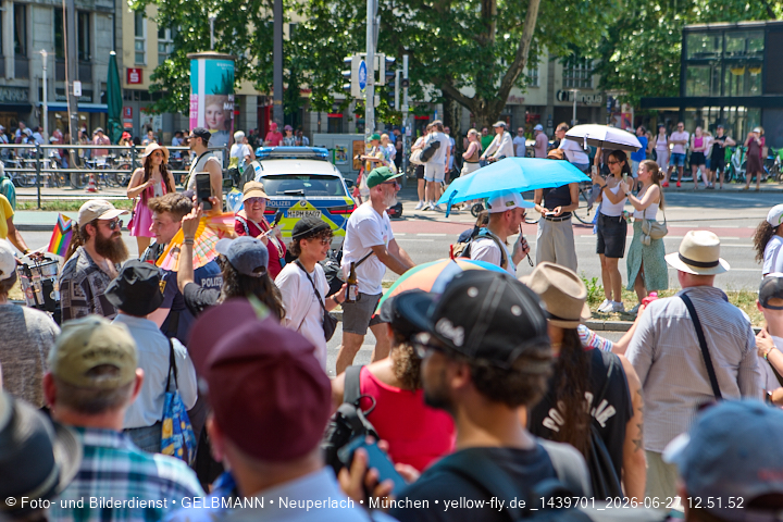 27.06.2026 - München feiert Christopher Street Day 2026 bei extremer Hitze