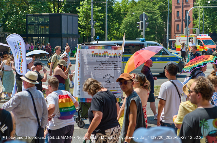 27.06.2026 - München feiert Christopher Street Day 2026 bei extremer Hitze