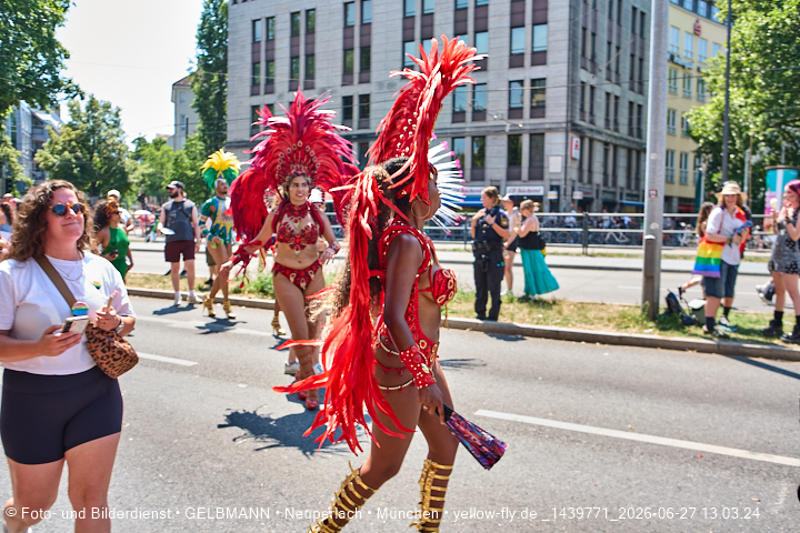 27.06.2026 - München feiert Christopher Street Day 2026 bei extremer Hitze