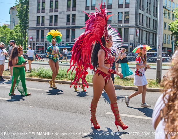 27.06.2026 - München feiert Christopher Street Day 2026 bei extremer Hitze