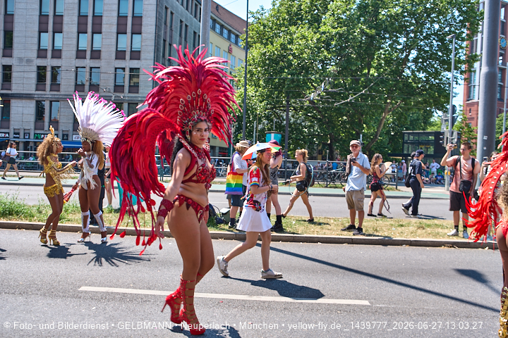 27.06.2026 - München feiert Christopher Street Day 2026 bei extremer Hitze