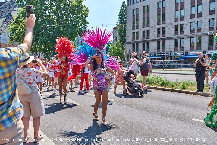 27.06.2026 - München feiert Christopher Street Day 2026 bei extremer Hitze