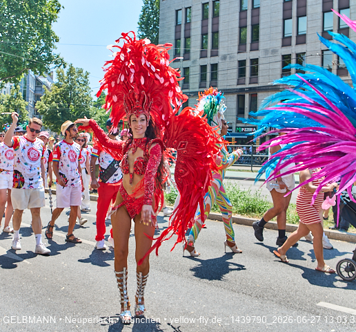 27.06.2026 - München feiert Christopher Street Day 2026 bei extremer Hitze