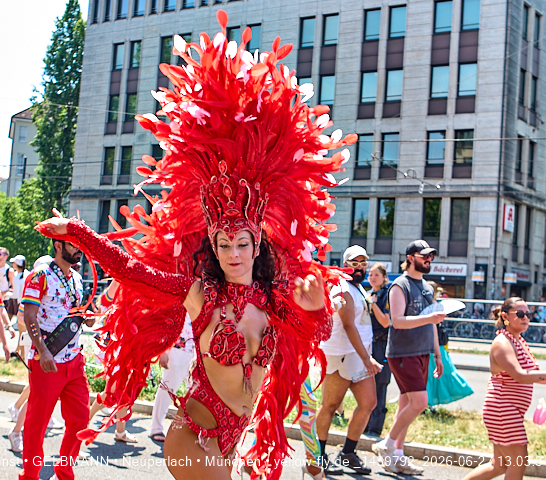 27.06.2026 - München feiert Christopher Street Day 2026 bei extremer Hitze