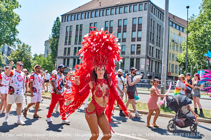 27.06.2026 - München feiert Christopher Street Day 2026 bei extremer Hitze