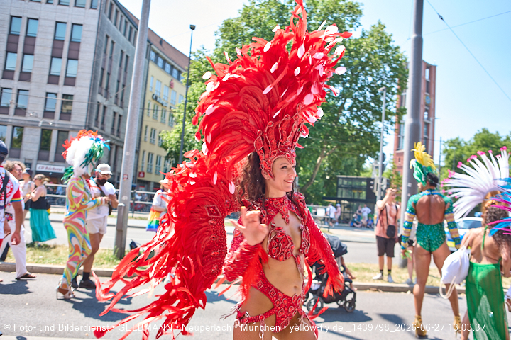 27.06.2026 - München feiert Christopher Street Day 2026 bei extremer Hitze