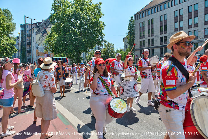 27.06.2026 - München feiert Christopher Street Day 2026 bei extremer Hitze