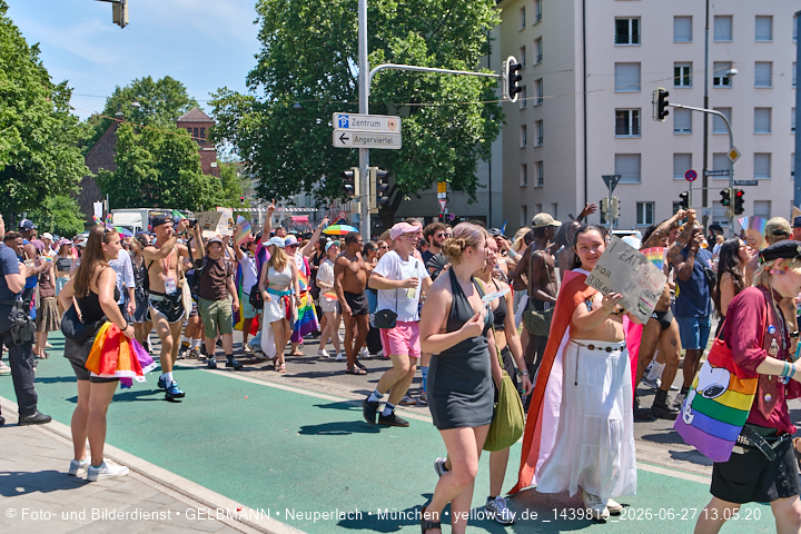 27.06.2026 - München feiert Christopher Street Day 2026 bei extremer Hitze