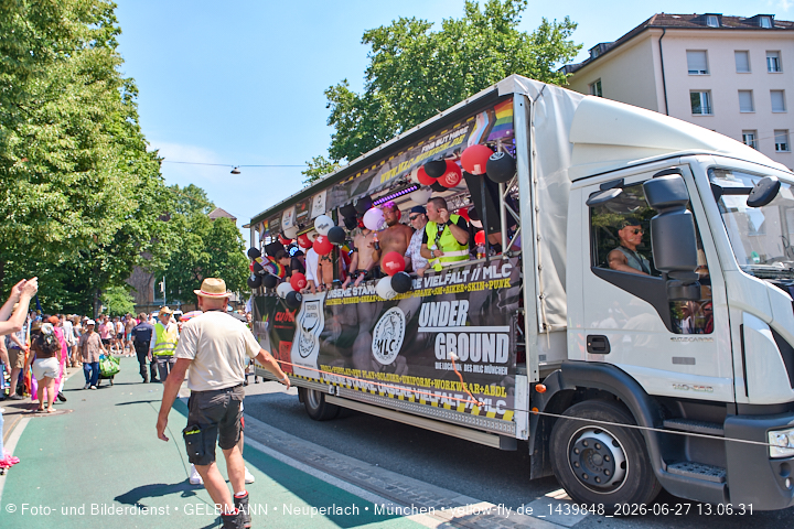 27.06.2026 - München feiert Christopher Street Day 2026 bei extremer Hitze
