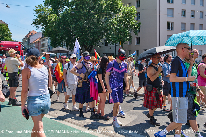 27.06.2026 - München feiert Christopher Street Day 2026 bei extremer Hitze