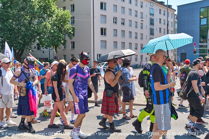 27.06.2026 - München feiert Christopher Street Day 2026 bei extremer Hitze