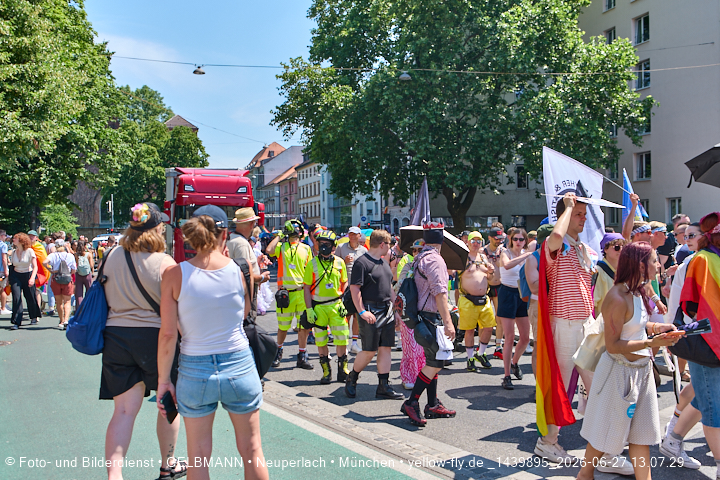 27.06.2026 - München feiert Christopher Street Day 2026 bei extremer Hitze