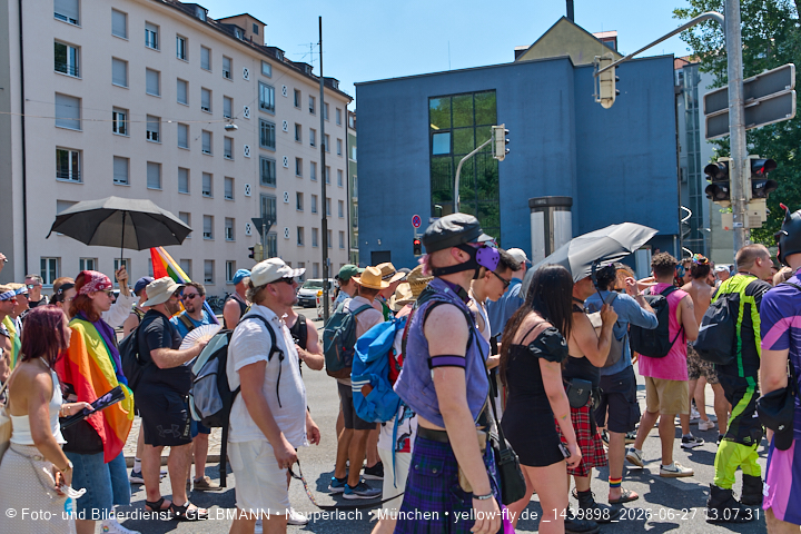 27.06.2026 - München feiert Christopher Street Day 2026 bei extremer Hitze