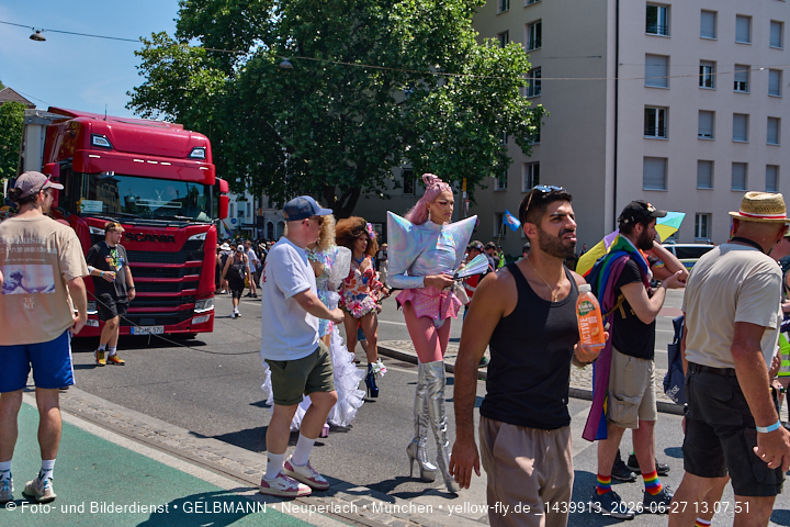 27.06.2026 - München feiert Christopher Street Day 2026 bei extremer Hitze